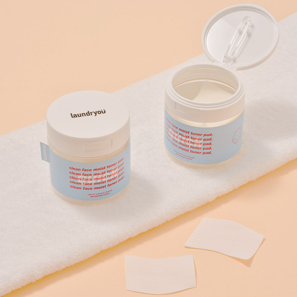 Clean Face Moist Toner Pad Quick