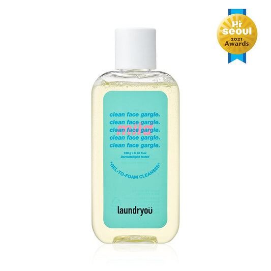 Clean Face Gargle Gel-to-Foam Cleanser Mild