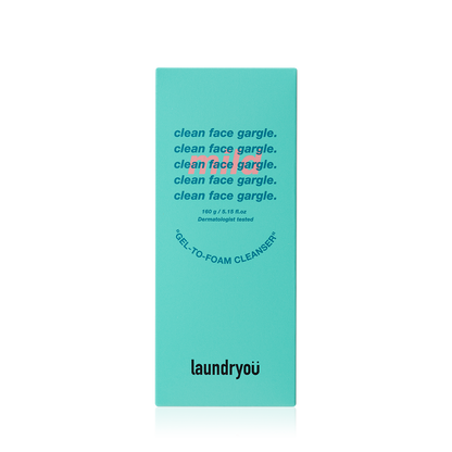 Clean Face Gargle Gel-to-Foam Cleanser Mild
+Pore Cleaning Brush