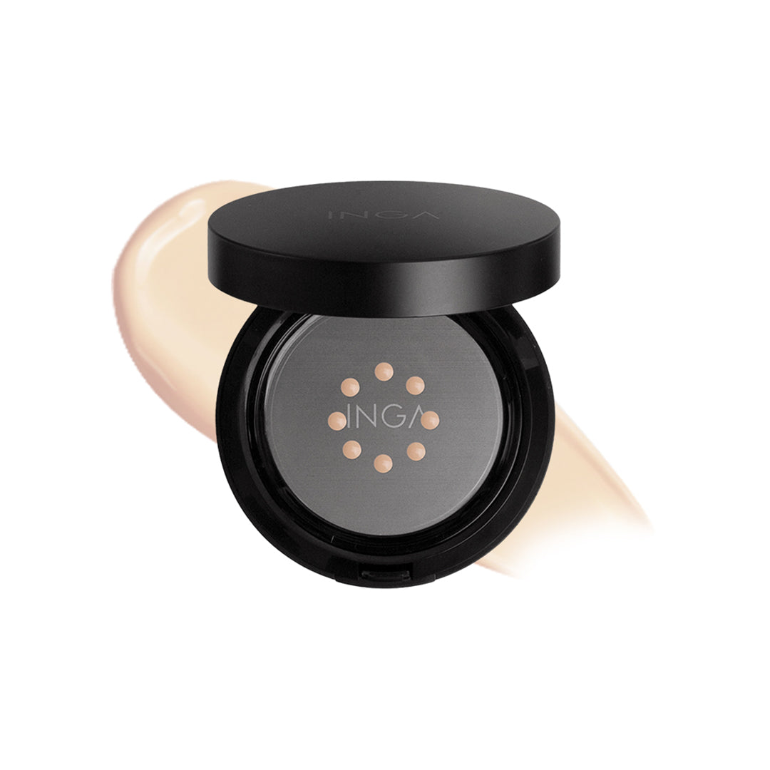 INGA TATTOO CUSHION_LIGHT VANILLA