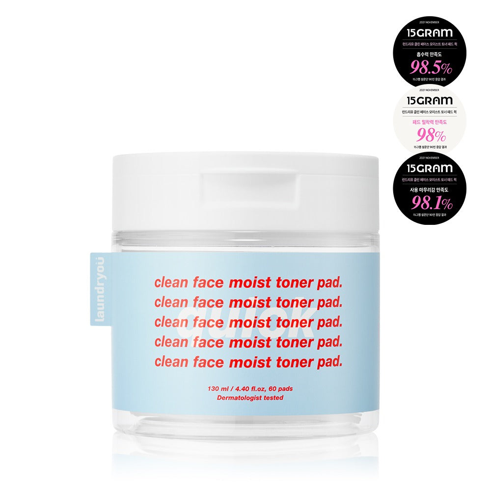 Clean Face Moist Toner Pad Quick